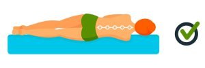 Correct sleeping posture to help with a sound sleep