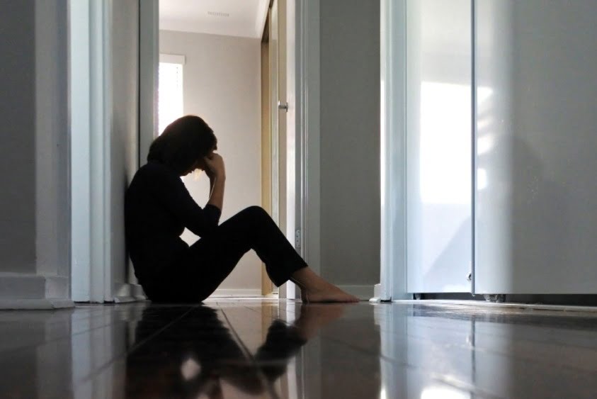 Infertility sad woman