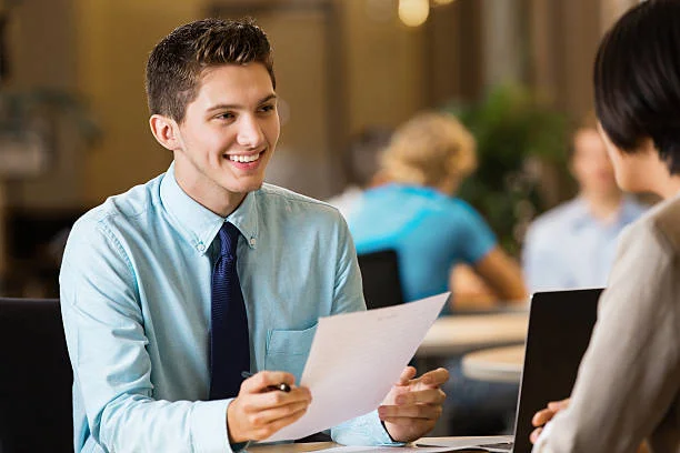 young professional college student