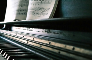 Classical music orchestra meeting with arts management team