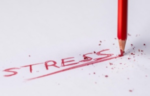 practicing stress management through sleep, exercise, and mindfulness in a calm home environment