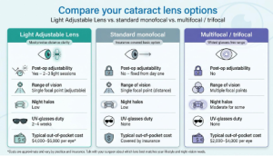 cataract lens options