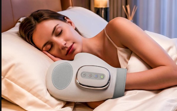 Person using a smart hand massager