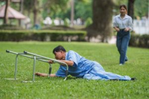 old people fall due to cognitive decline
