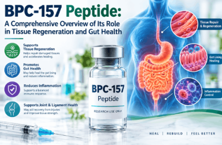 BPC-157 Peptide: A Comprehensive Overview of Its Role in Tissue Regeneration and Gut Health BPC-157 peptide structure and its potential role in tissue regeneration research.
