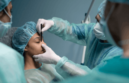 Want a More Natural-Looking Result? What Should You Ask a Plastic Surgeon? Doctor doing natural-looking cosmetic surgery.
