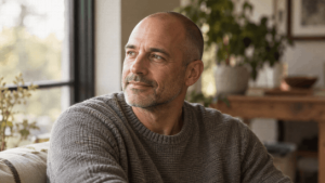 Hair Loss Caused by Illness or Its Treatment: What to Expect, and How Fast to Decide Person using a hair system to manage hair loss during cancer treatment.